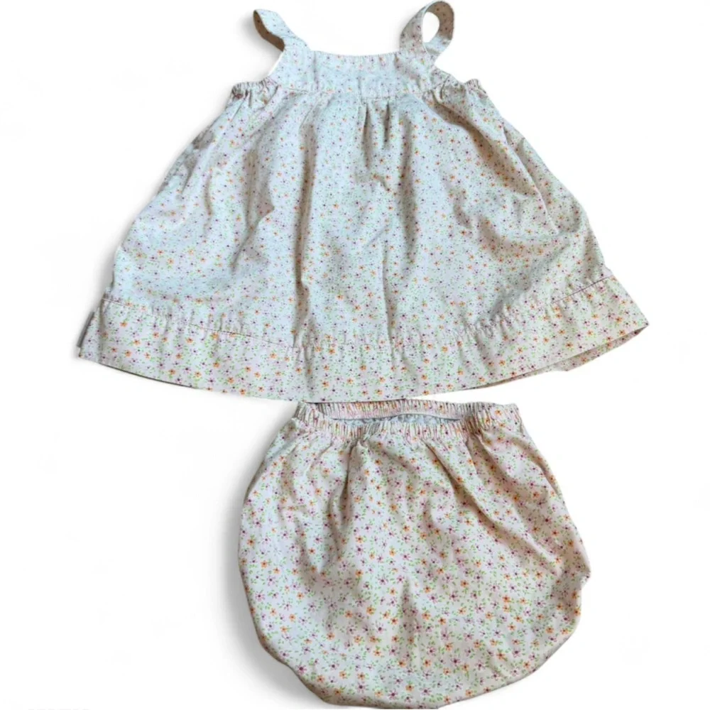 Carter’s Vintage Baby Girl Two- Piece Outfit Bloomers 24 Months Pink Floral